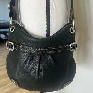 🗝 Fossil black leather cross-body beautiful 🗝